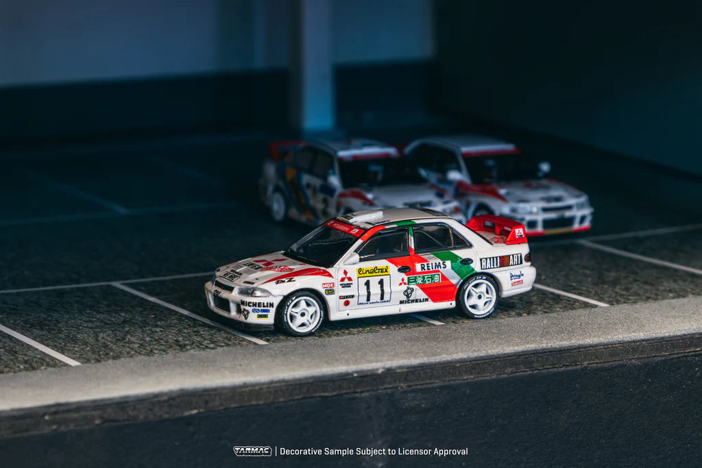 Tarmac Works 1/64 Mitsubishi Lancer Evolution II Rallye Monte-Carlo 1995
