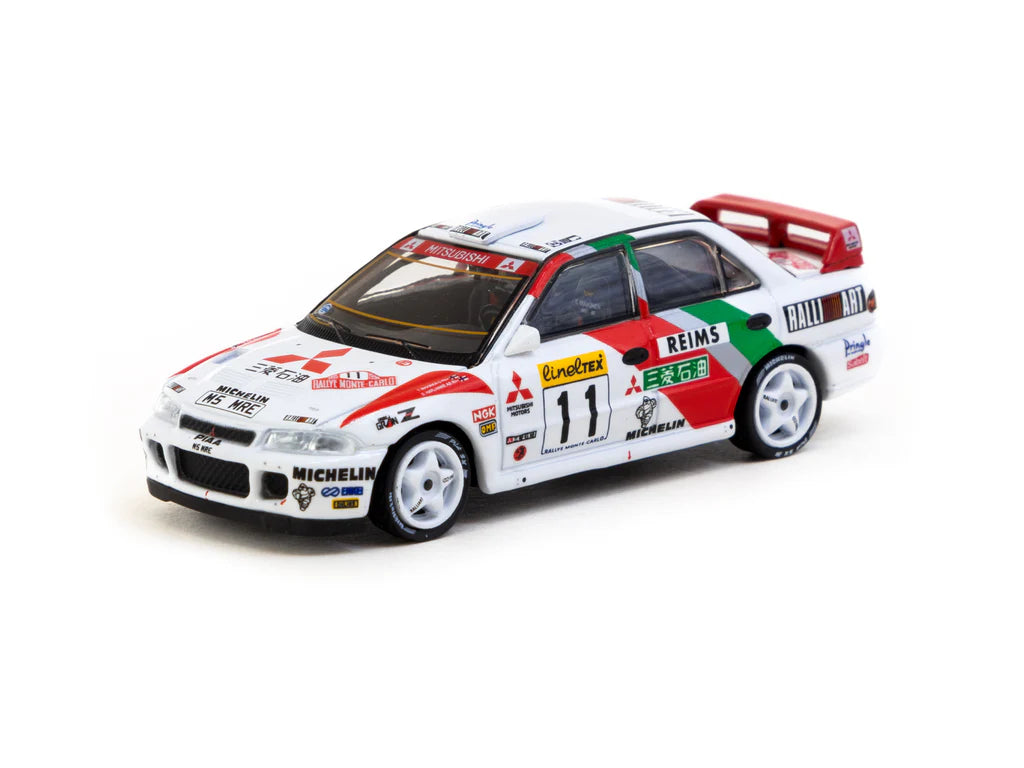 Tarmac Works 1/64 Mitsubishi Lancer Evolution II Rallye Monte-Carlo 1995