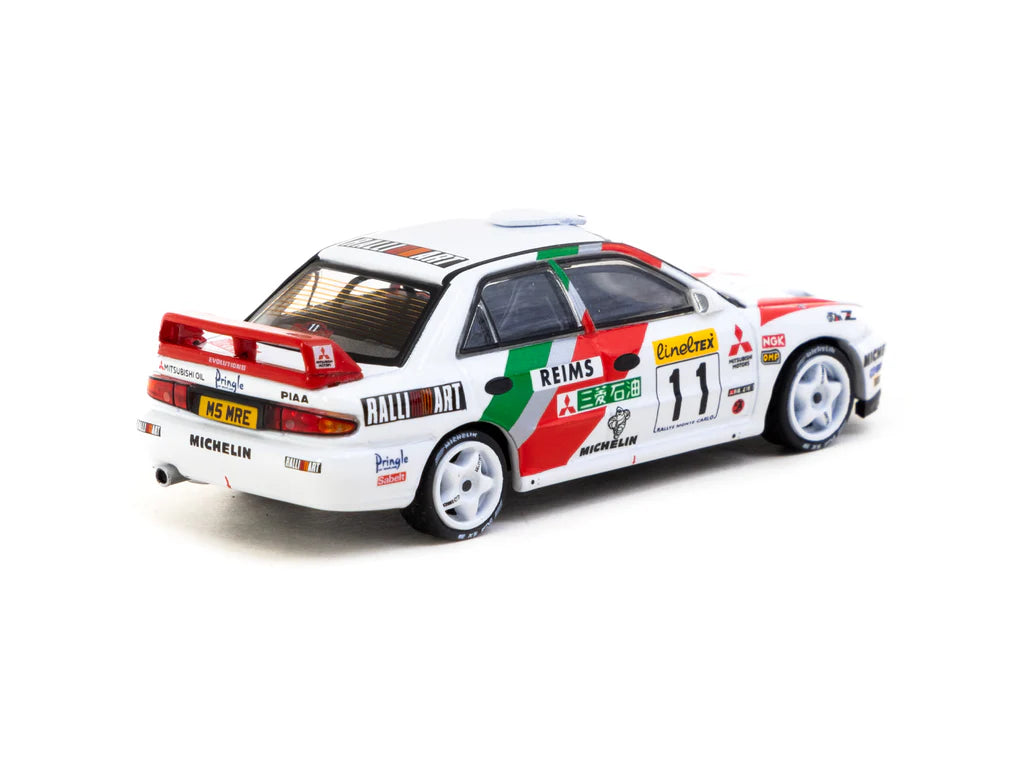 Tarmac Works 1/64 Mitsubishi Lancer Evolution II Rallye Monte-Carlo 1995