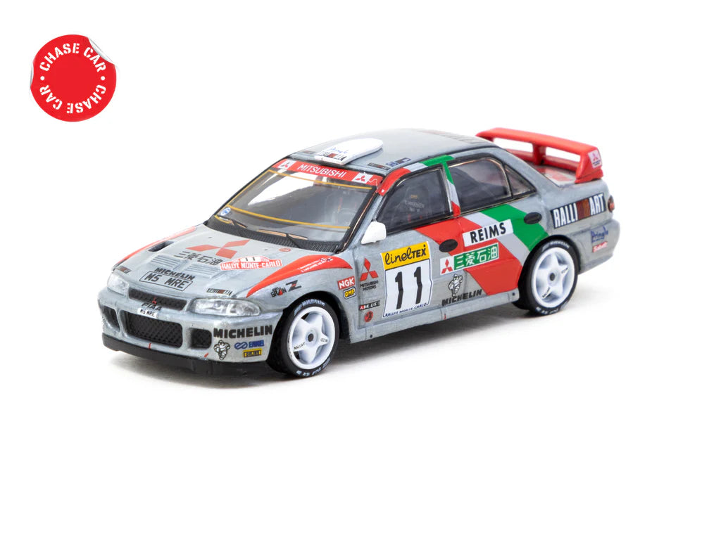 Tarmac Works 1/64 Mitsubishi Lancer Evolution II Rallye Monte-Carlo 1995