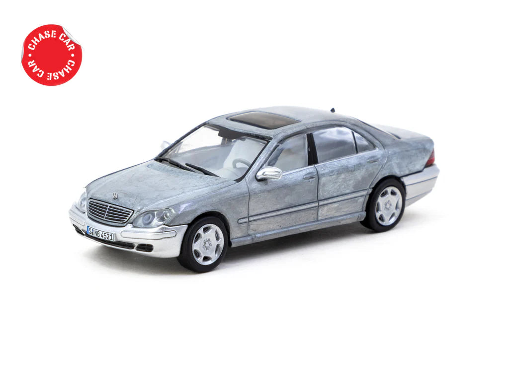 Tarmac Works 1/64 Mercedes-Benz S-Class Brilliant Silver Metallic