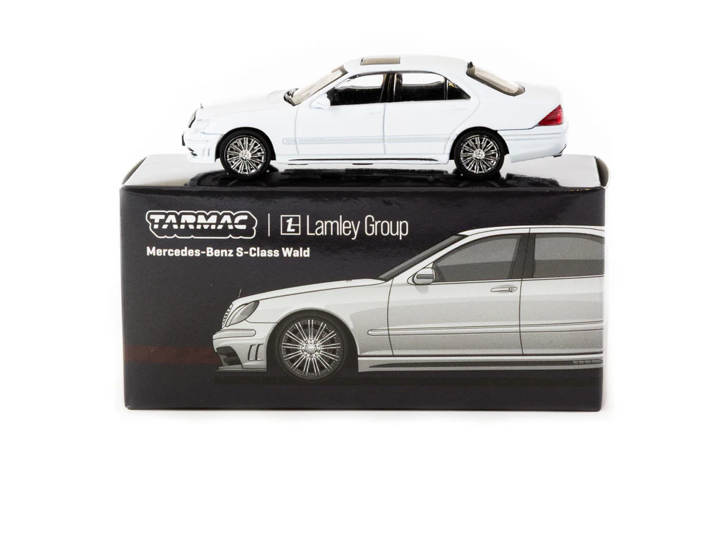 Tarmac Works 1/64 Mercedes-Benz S-Class Wald Alabaster White - Lamley Special Edition