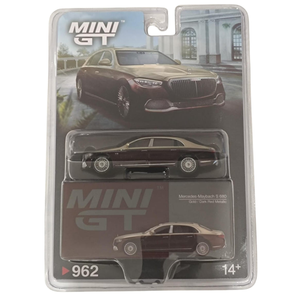 Mini GT Mercedes-Maybach S 680 Gold/Dark Red Metallic