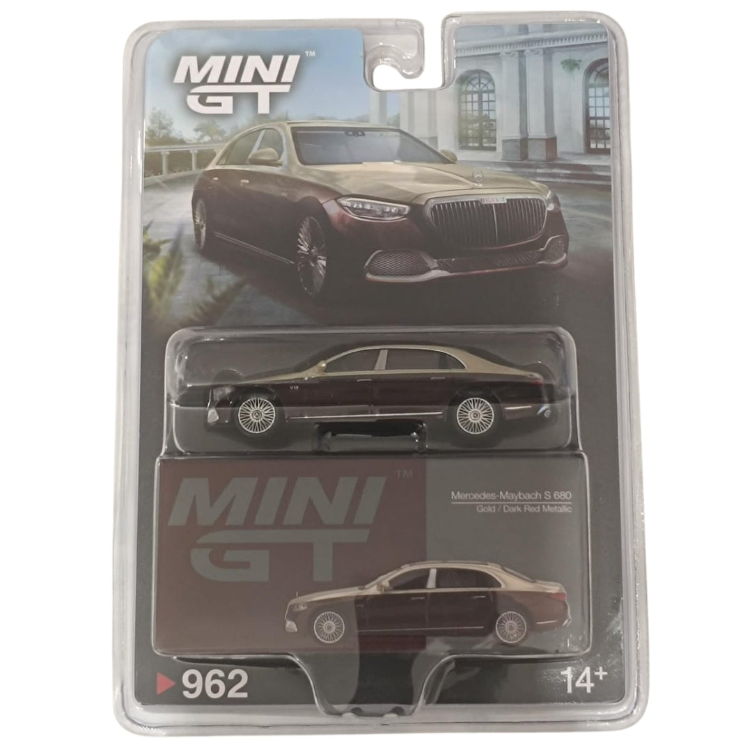 Mini GT Mercedes-Maybach S 680 Gold/Dark Red Metallic