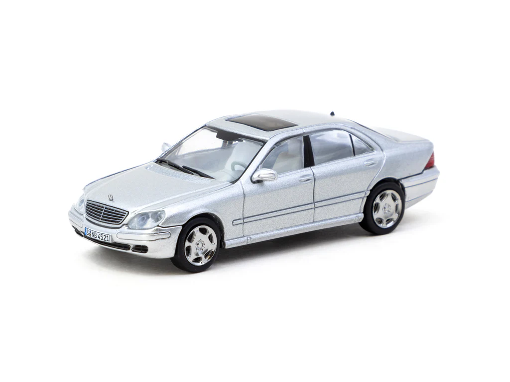 Tarmac Works 1/64 Mercedes-Benz S-Class Brilliant Silver Metallic