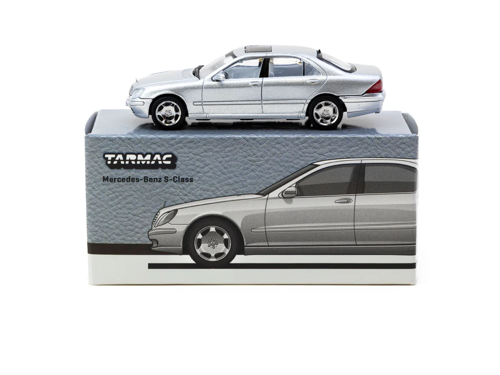 Tarmac Works 1/64 Mercedes-Benz S-Class Brilliant Silver Metallic